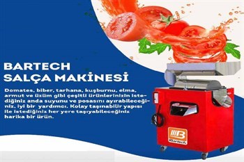 jetbahce.com-Bartech Salça Çekme Tarhana Pekmez Yapma Makinesi